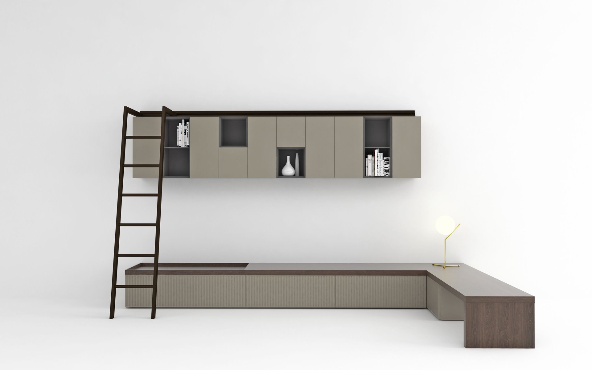 Wandkasten BedHabits Bookliving 01